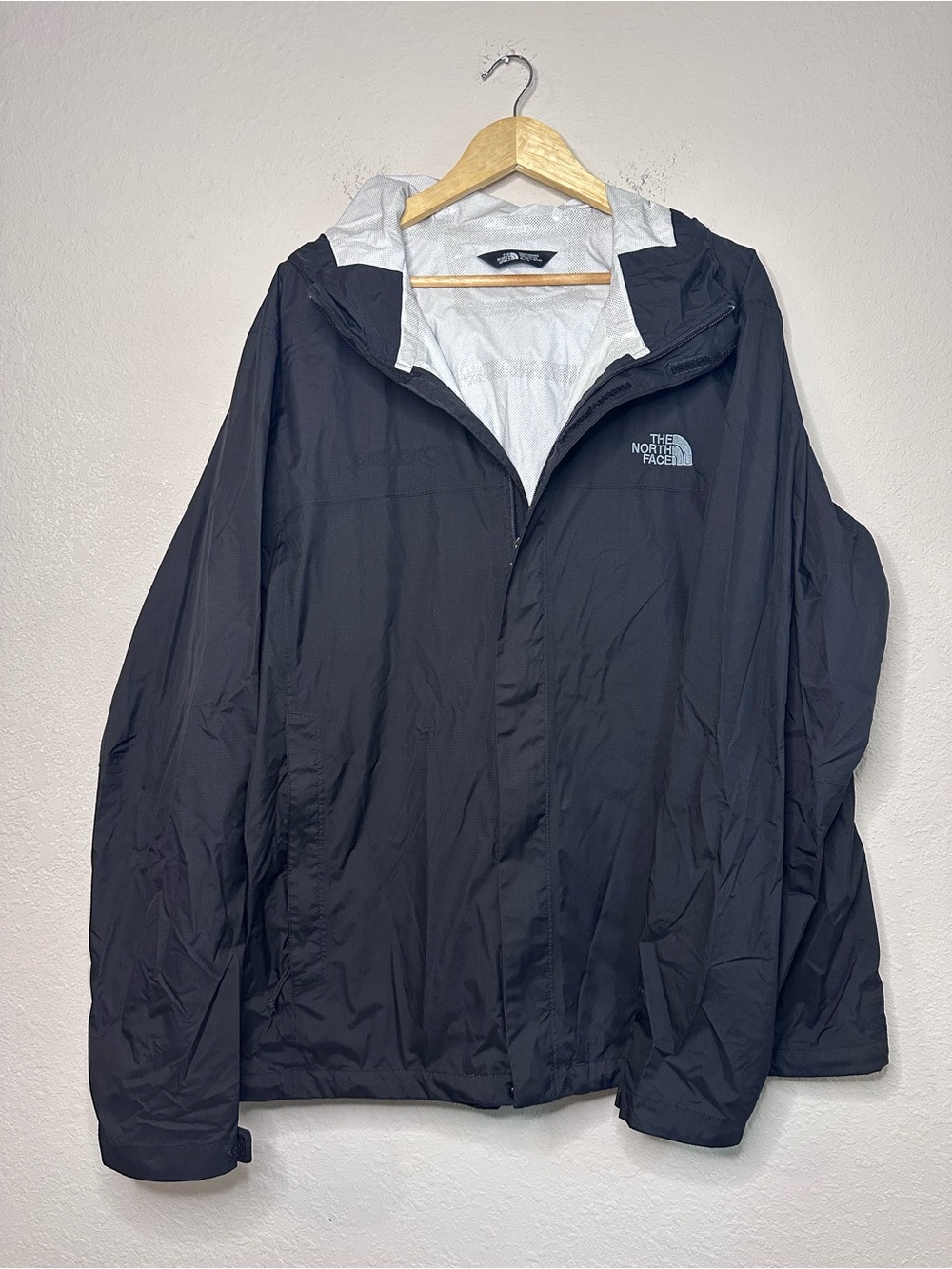 The North Face Men's Black Hooded Shell Jacket Size XL